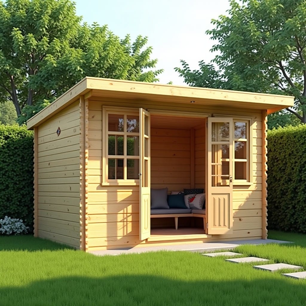 Abri de jardin bois démontable réglementation