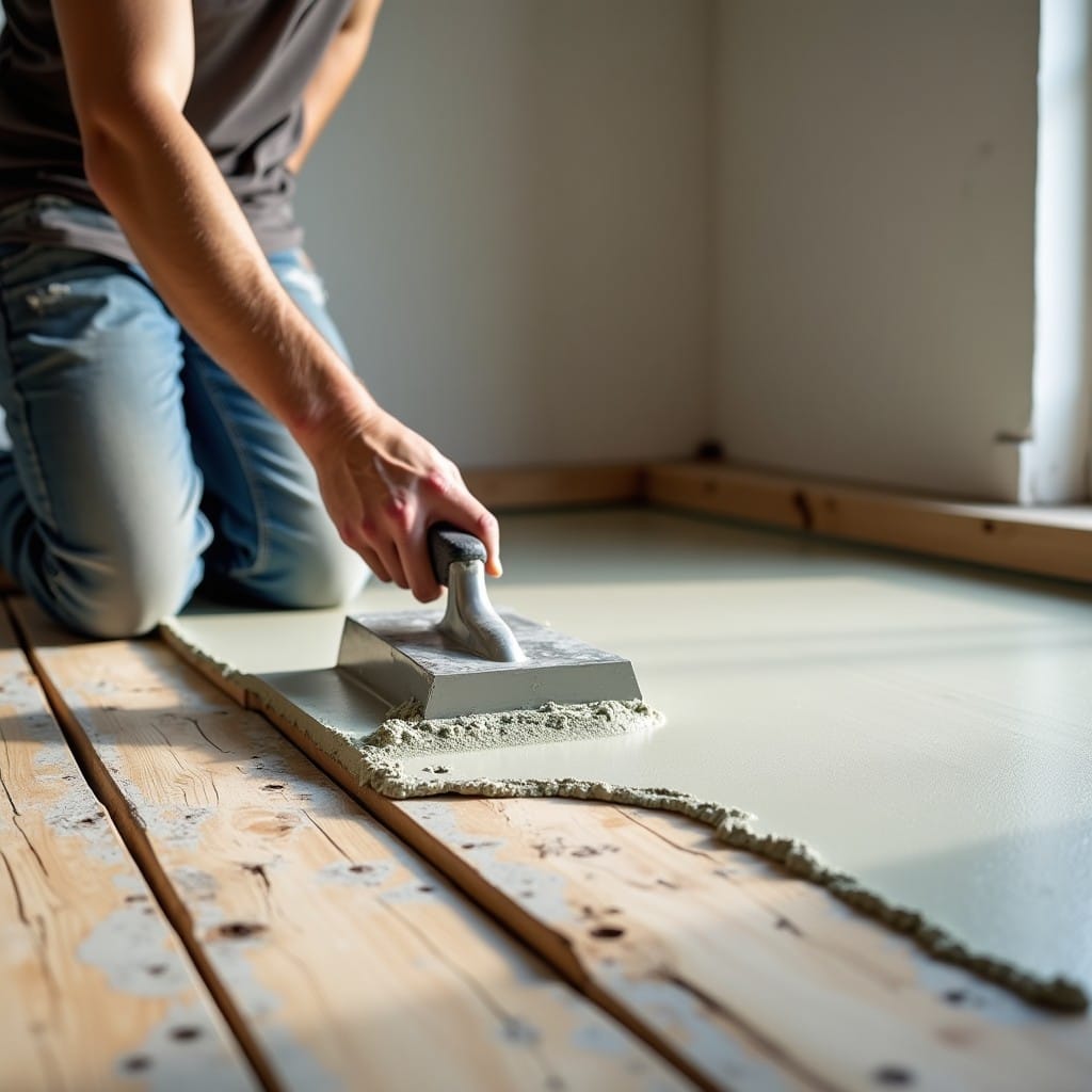 Ragréage plancher bois lissage sol rénovation