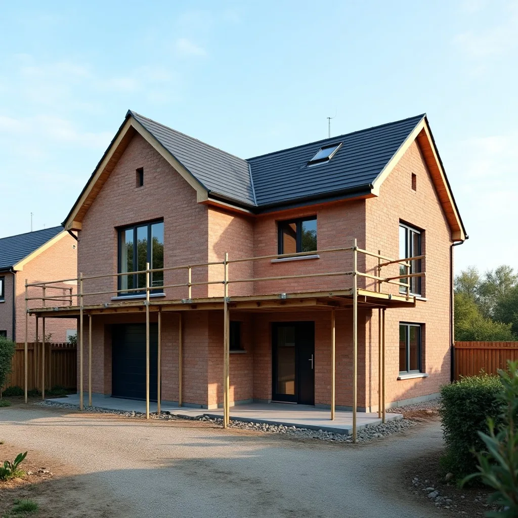 Maison Mikit chantier gros œuvre