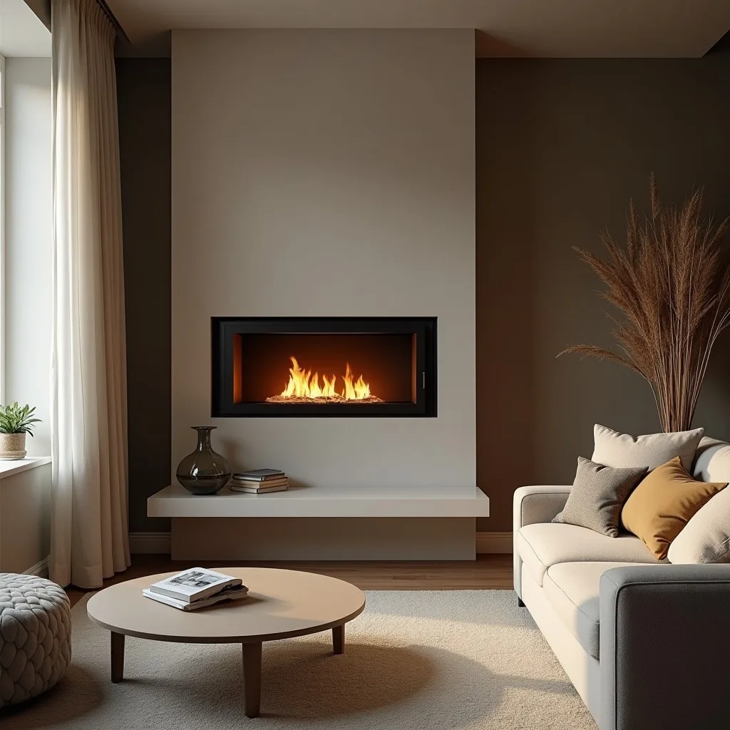 Cheminée murale : une solution design pour optimiser l'espace et valoriser un mur